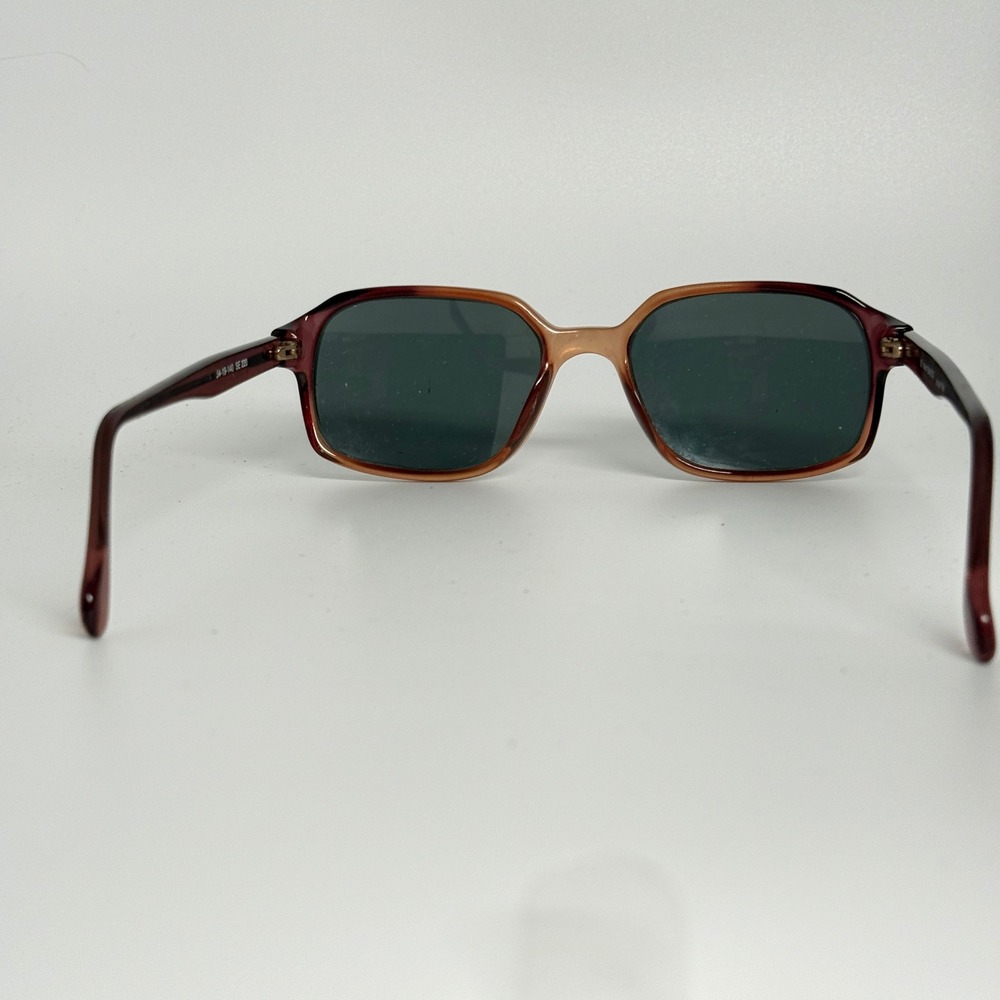 Jaques Faith Inter 9846/TR Sunglasses Brown Square Frame 54-19-140 SE Vintage - Picture 3 of 7